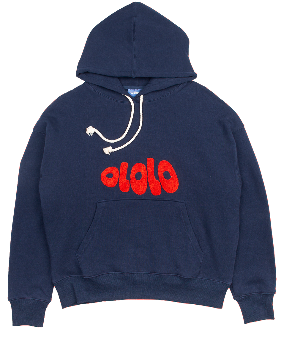 Super (En français) Cozy Logo Hoodie - Navy