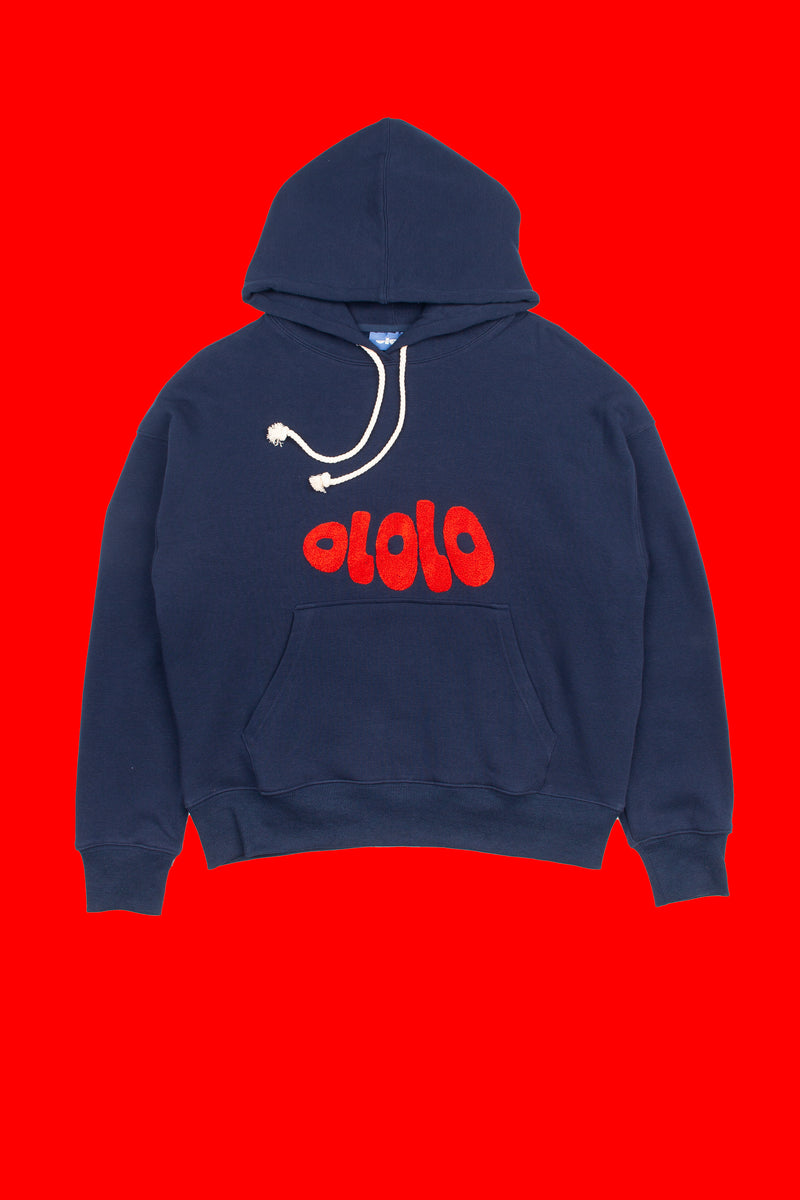 Super (En français) Cozy Logo Hoodie - Navy