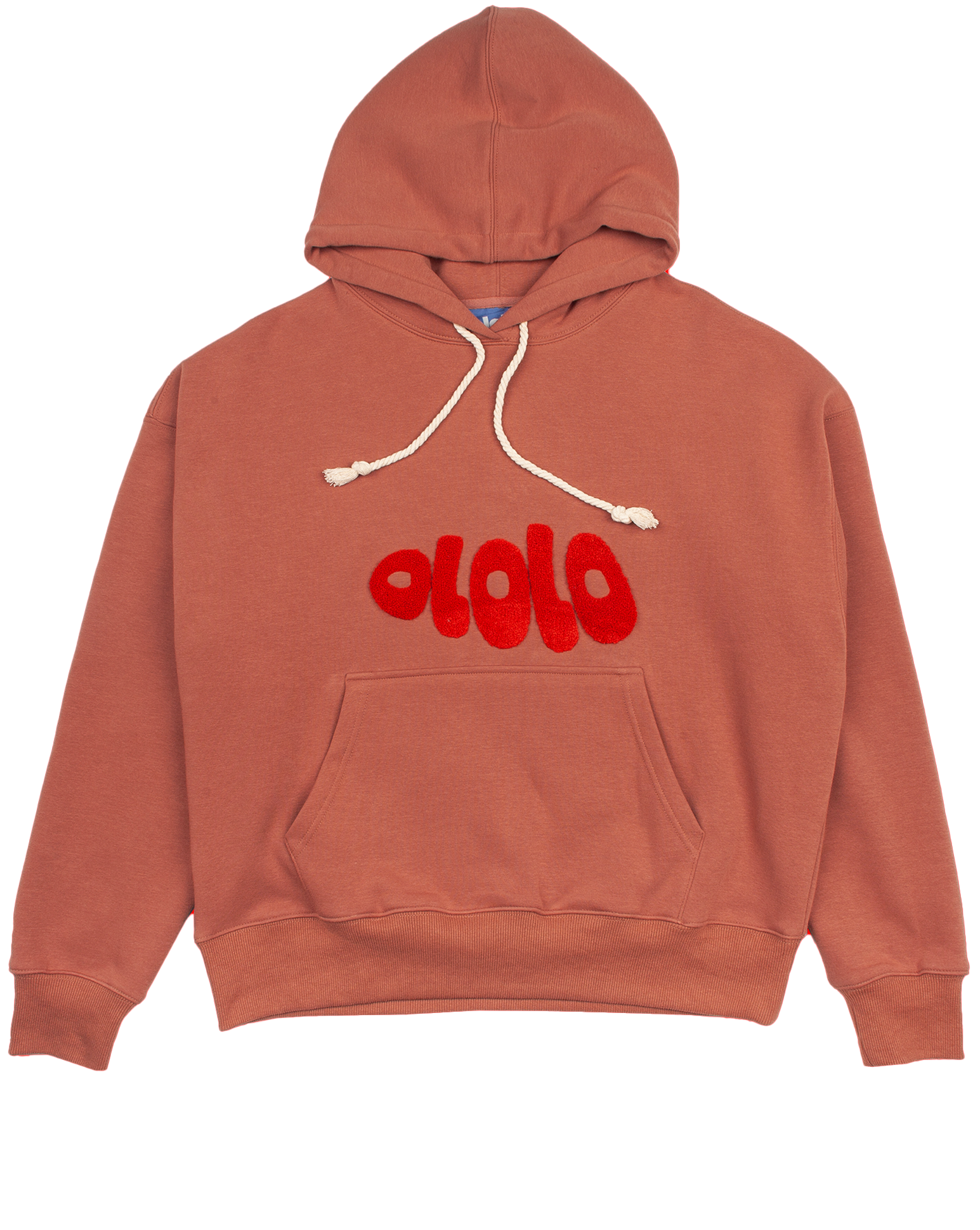 Super (En français) Cozy Logo Hoodie - Clay Super (En français) Cozy Logo Hoodie - Clay