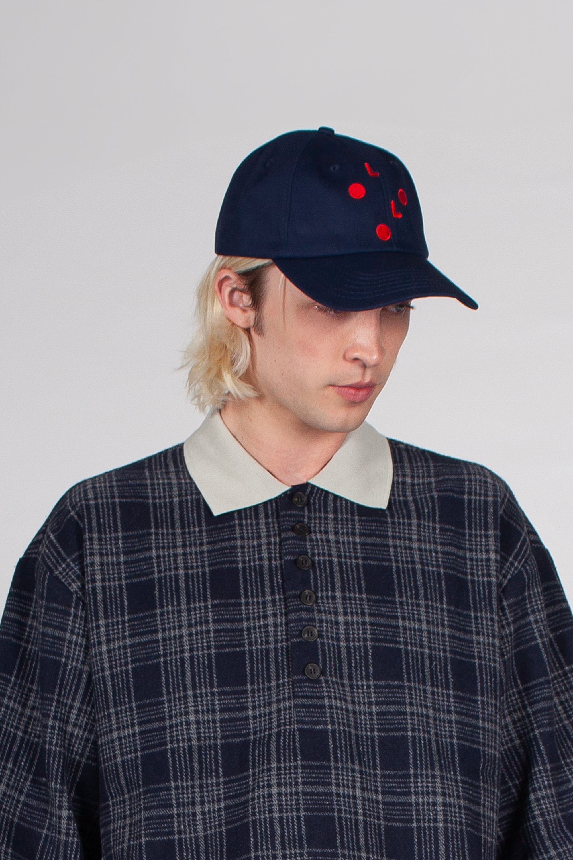 Falling Logo Cap - Navy