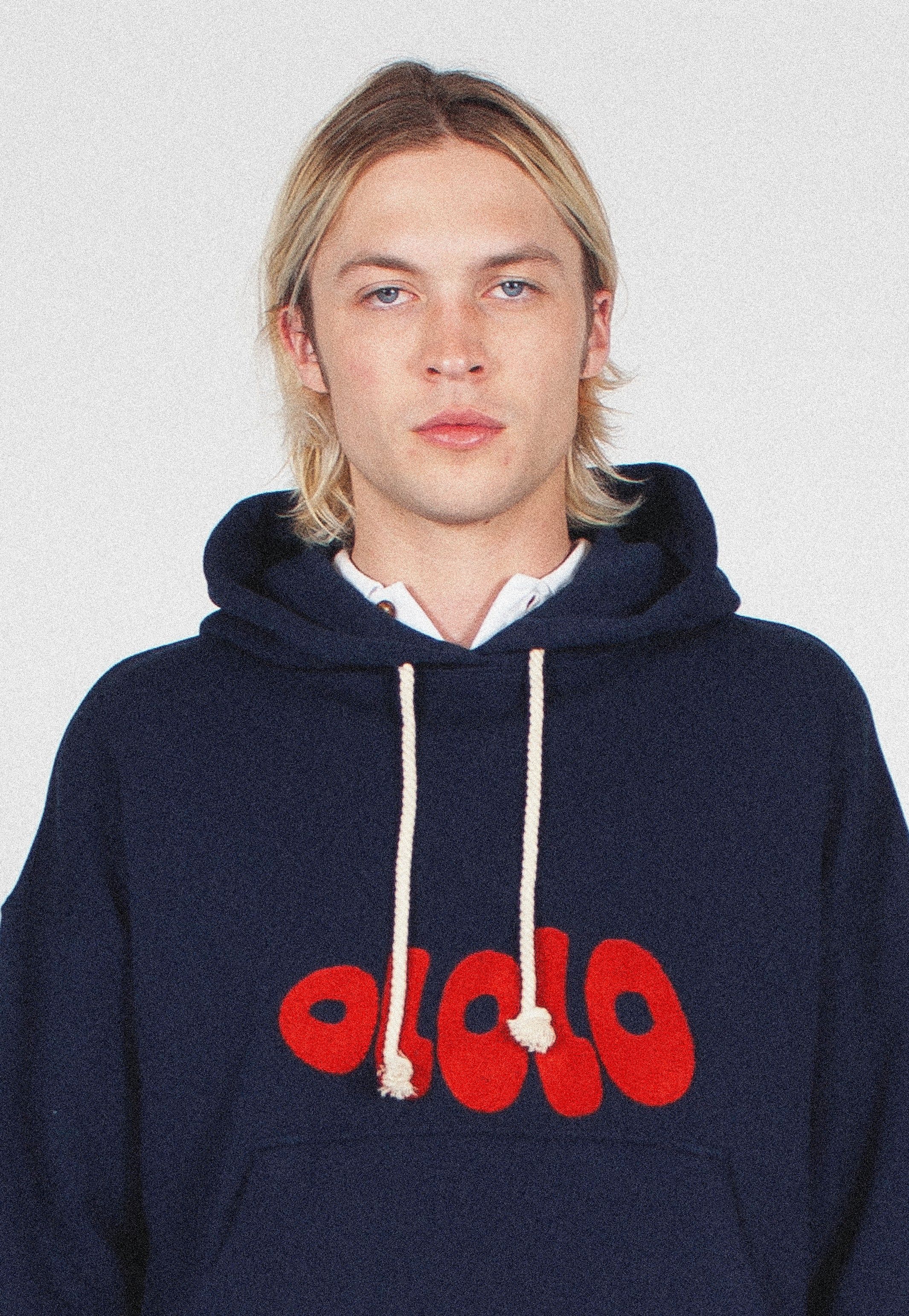 Super (En français) Cozy Logo Hoodie - Navy